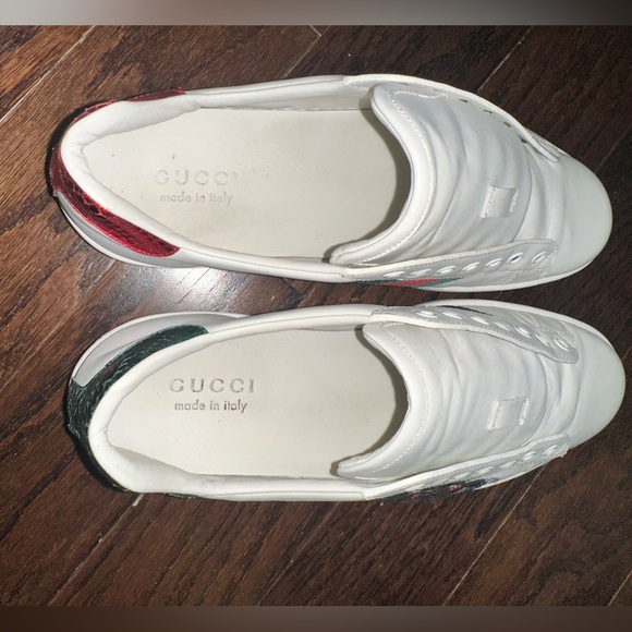Gucci Ace Embroidered Leather Snake Sneaker 2016 8.5US - Picture 6 of 8